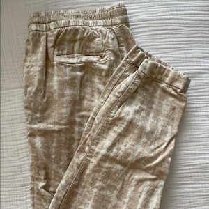 Like new linen tie dye pants Size S